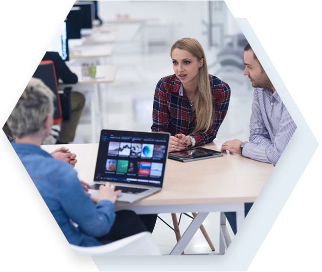 IT Team Discussing Together IT Services and Solutions